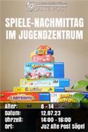 Veranstaltungsbild SG SÖGEL / SÖGEL / Spielenachmittag im JuZ